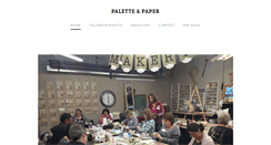 Desktop Screenshot of paletteandpaper.com